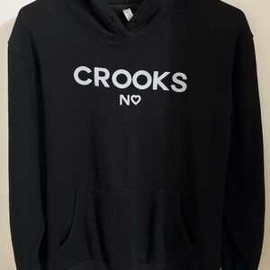 Black Crooks & Castles Hoodie L/G